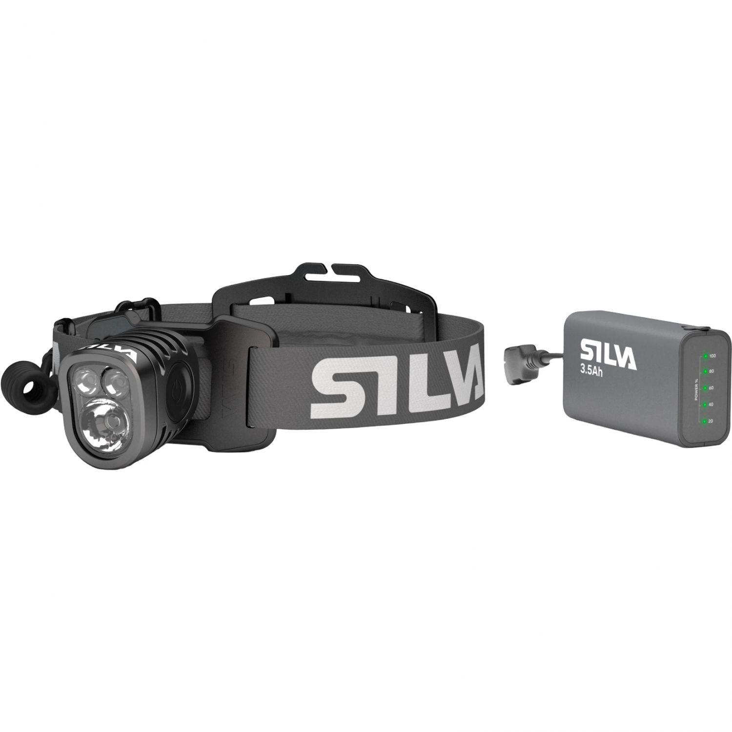 Silva Exceed 4R oppladbar hodelykt i svart