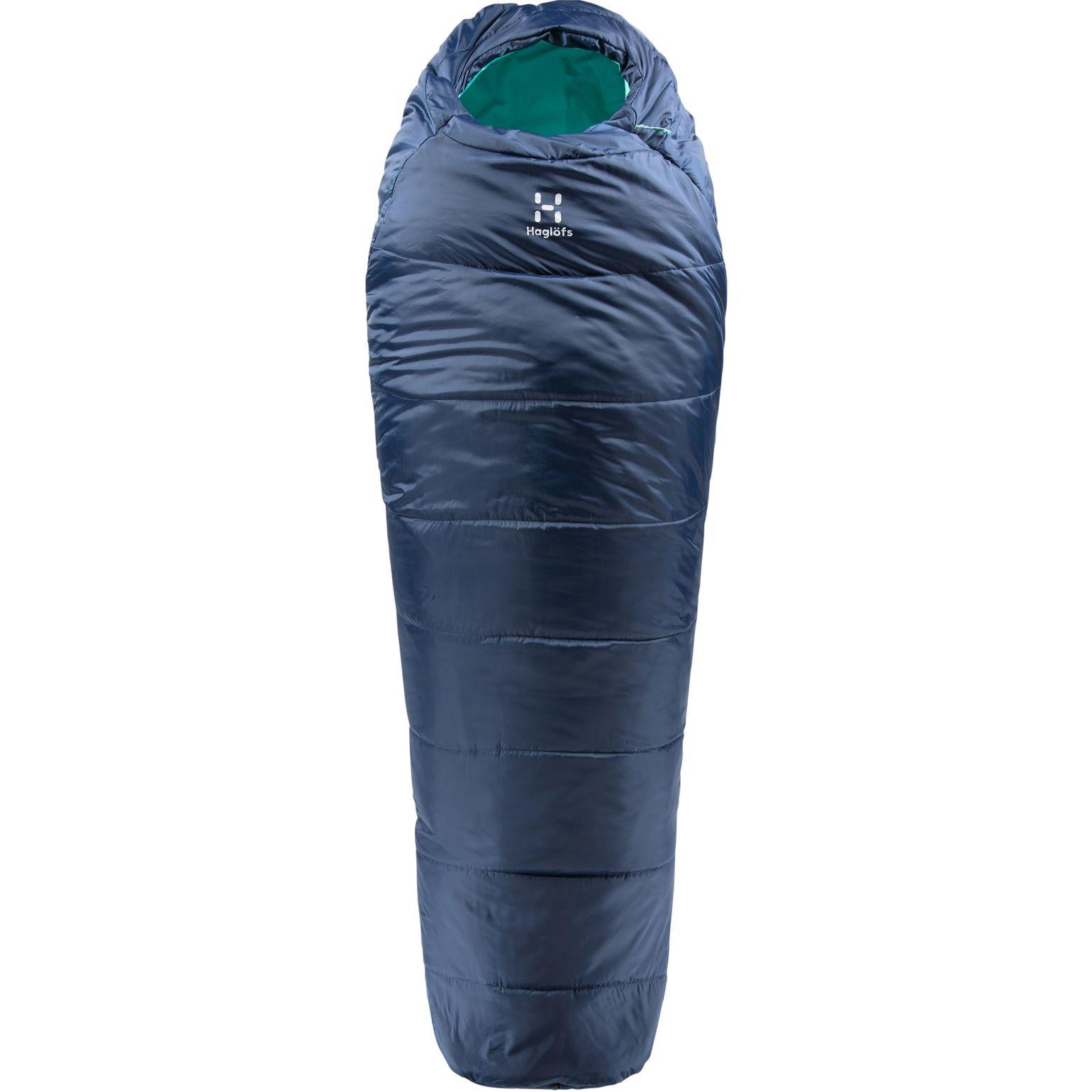 Haglöfs Musca -13 syntetisk vinterpose i midnight blue/mint
