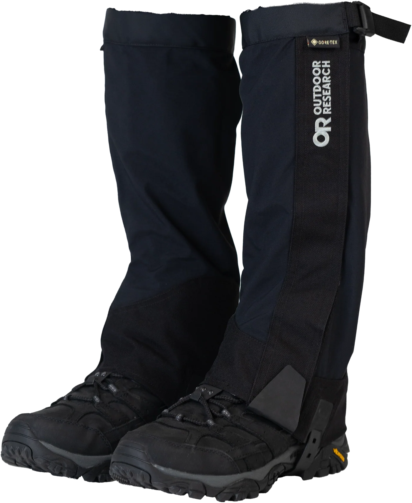 Outdoor Research Crocodile vanntette fjellgamasjer for dame i svart