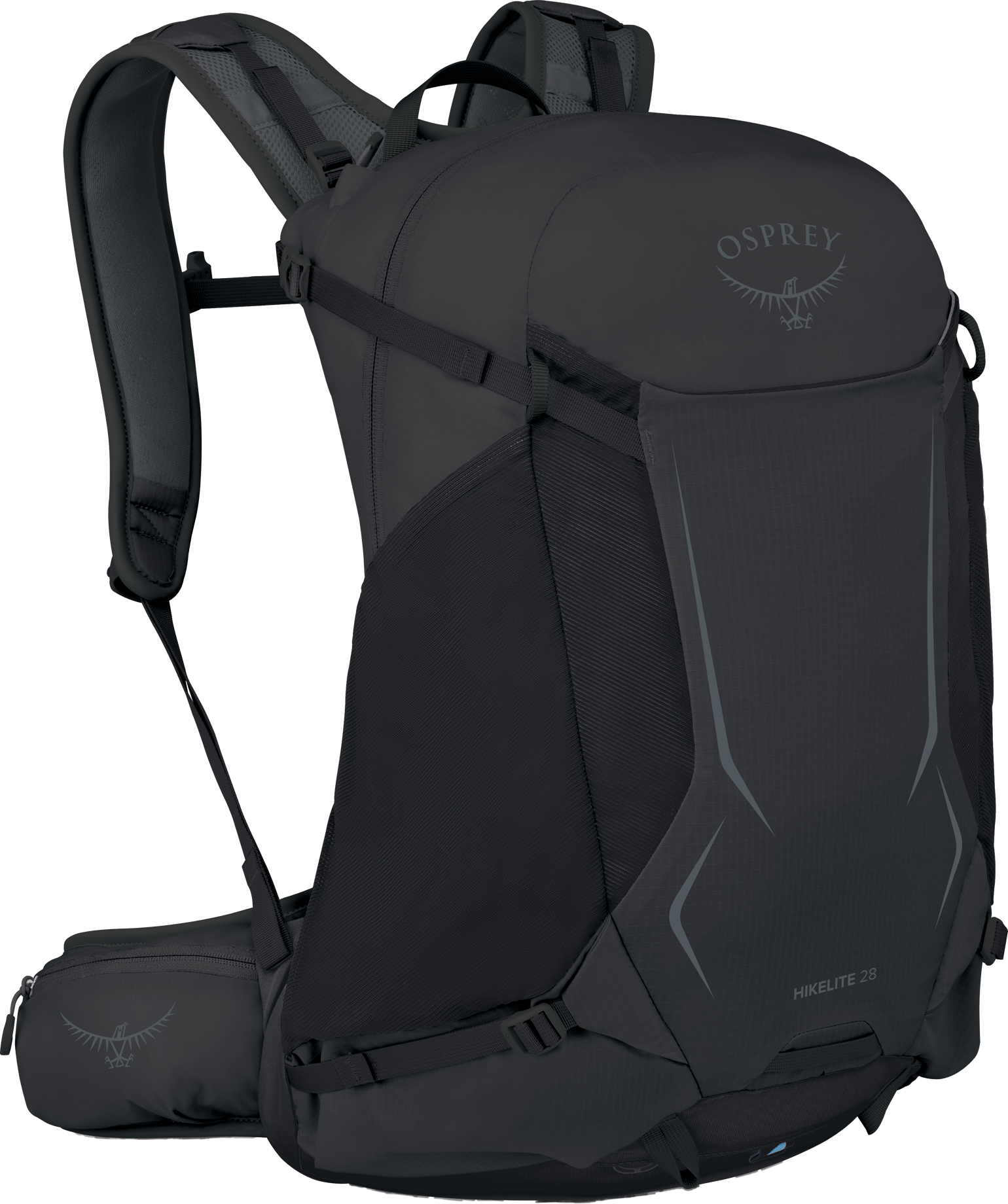Osprey Hikelite 28 dagstursekk i Raven Black