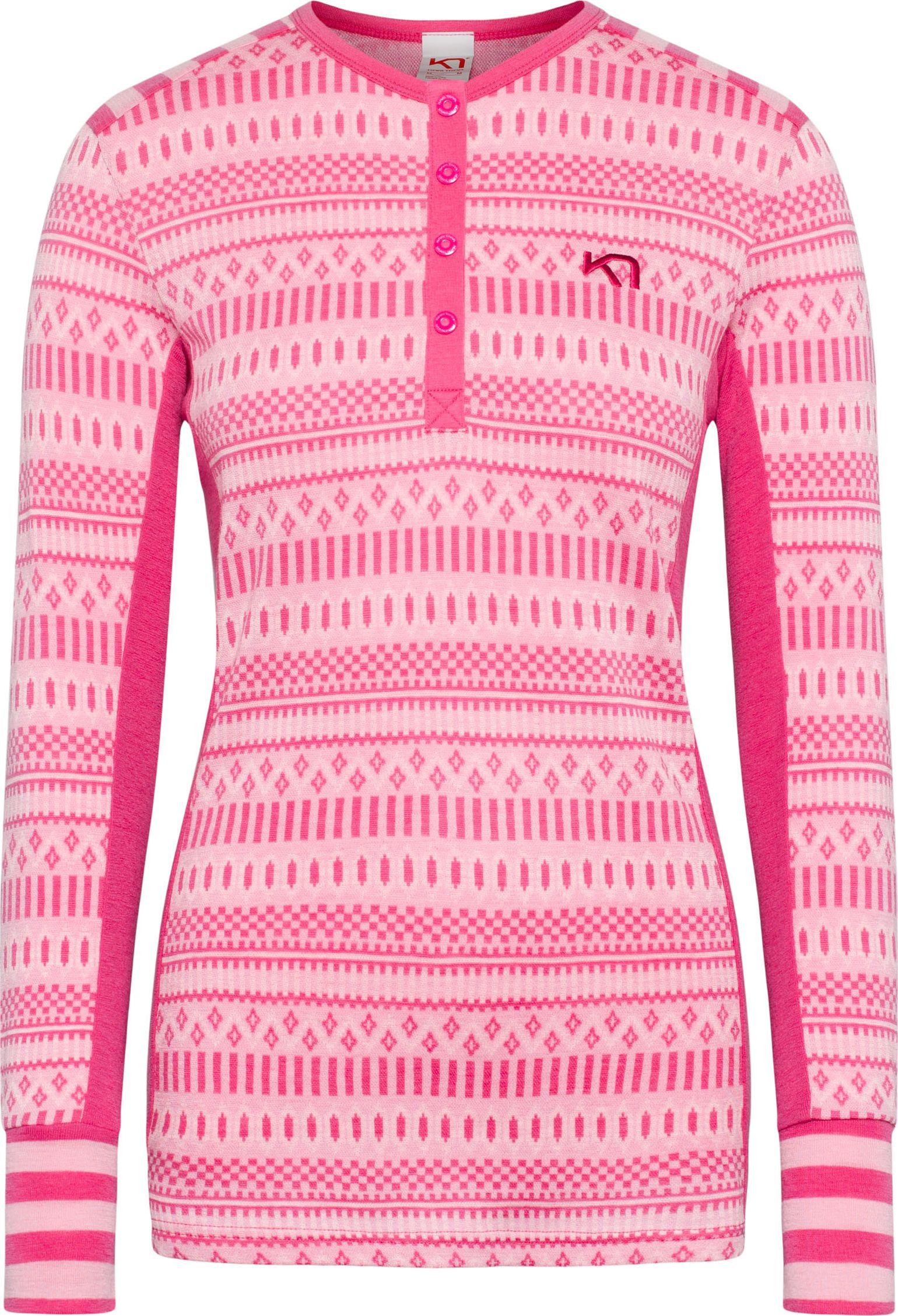 Kari Traa Åkle Long Sleeve Dame i lyserosa farge